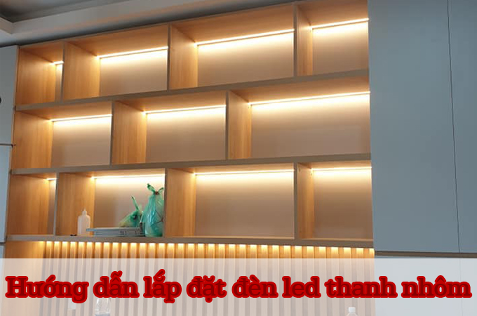 Hướng dẫn lắp đặt đèn led thanh nhôm ở dưới tủ tại nhà bạn - Tomax!!!